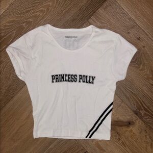 princess polly white tee